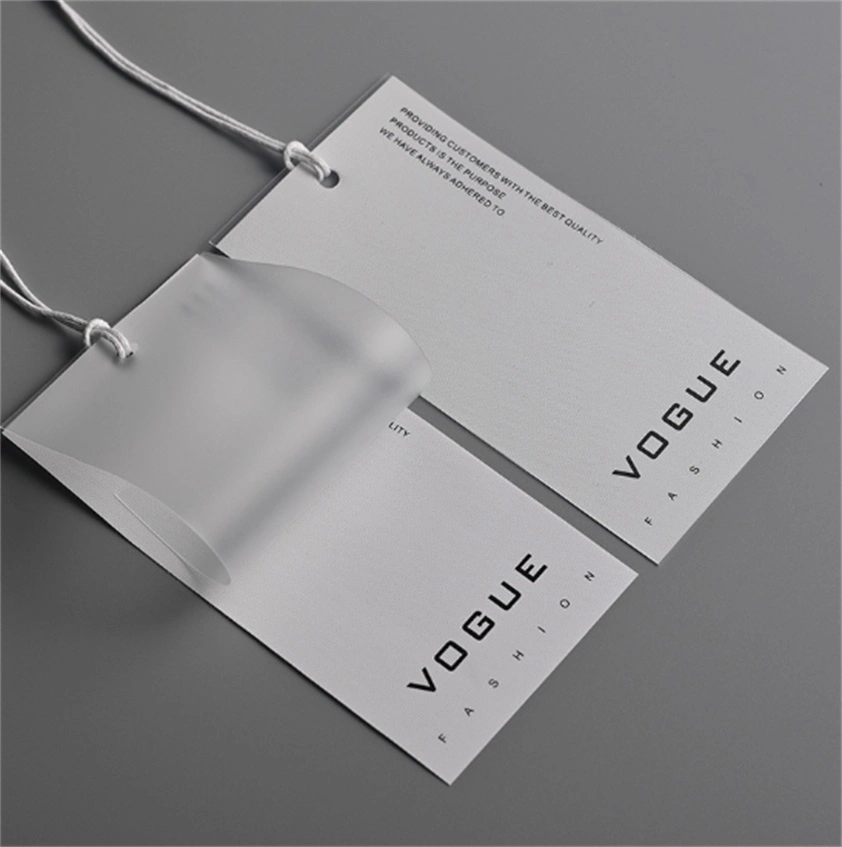 Customized High-End EVA Soft Rubber Clothing Paper Hang Tag