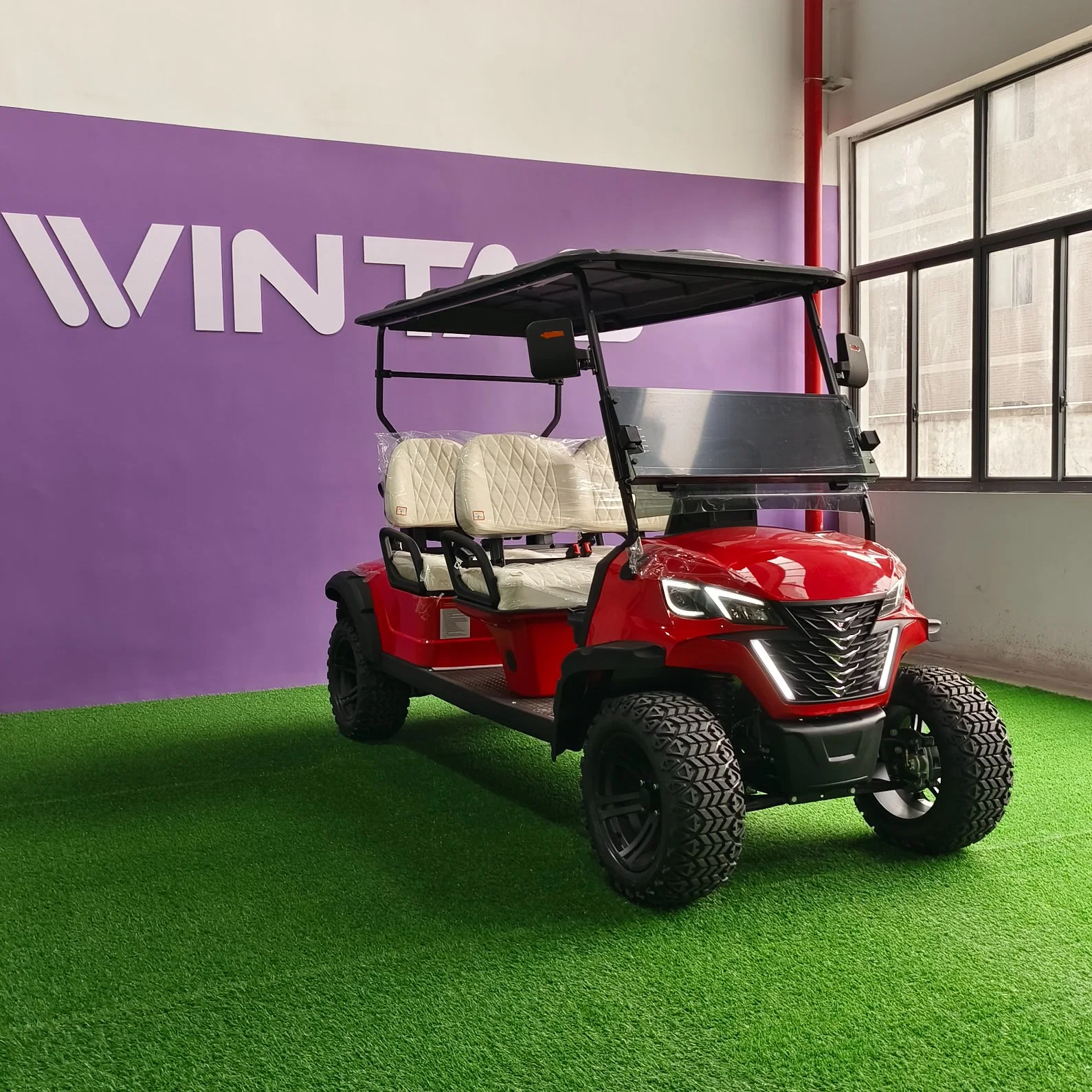 Wintao dernier modèle 4 places Golf Cart voiture électrique Golf