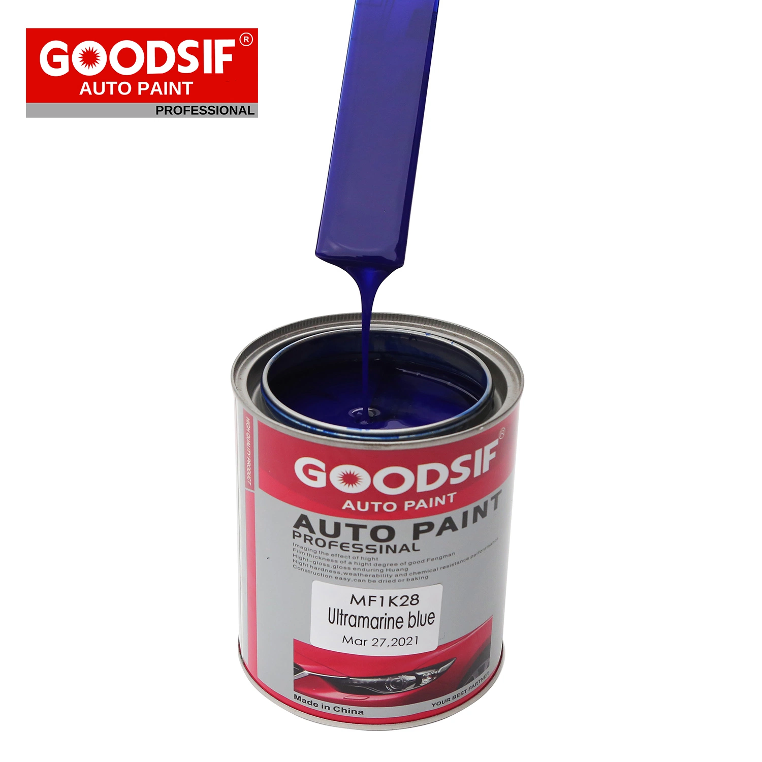 Goodsif 1K High Solid System Auto Refinish Auto Spray Acryl Lack für Autoreparatur