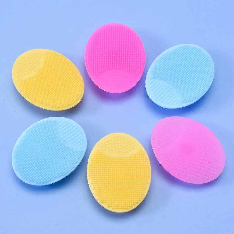 Salle de bain en silicone de poils de pinceau brosse de nettoyage du corps d'une douche à main Brosse de bain