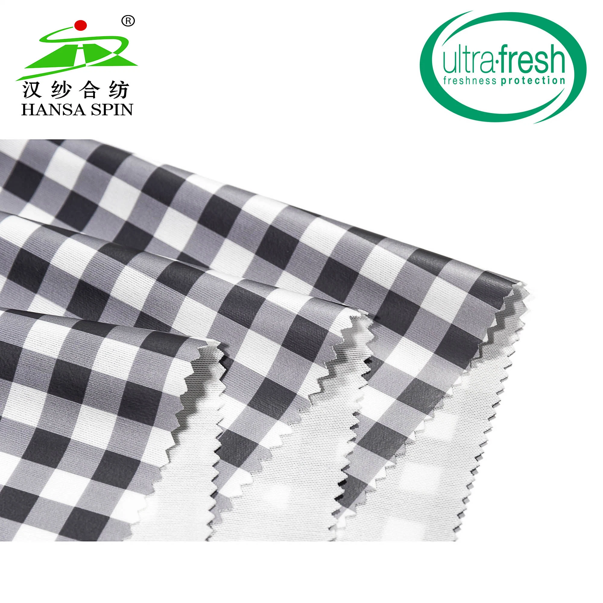 Tartan Design &High Waterproof &Eco Friendly TPU Leather for Raincoat