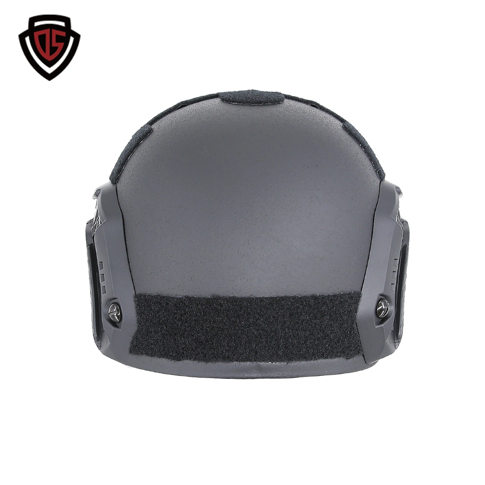 Double Safe Fast Bulletproof Helmet PE Material Aramid Fiber Military Protective Black