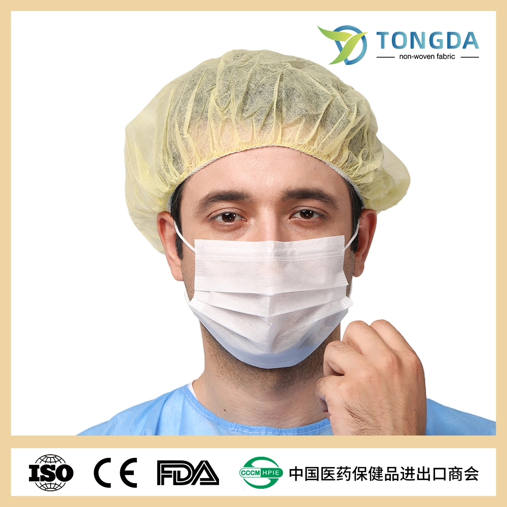 Anti Dust PP Bouffant Cap Non Woven Disposable Hair Net PP Cap