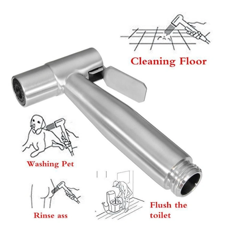 Stainless Steel Bidet Shattaf Bathroom Accessories Sanitary Ware Hand Faucet Bidet Shower