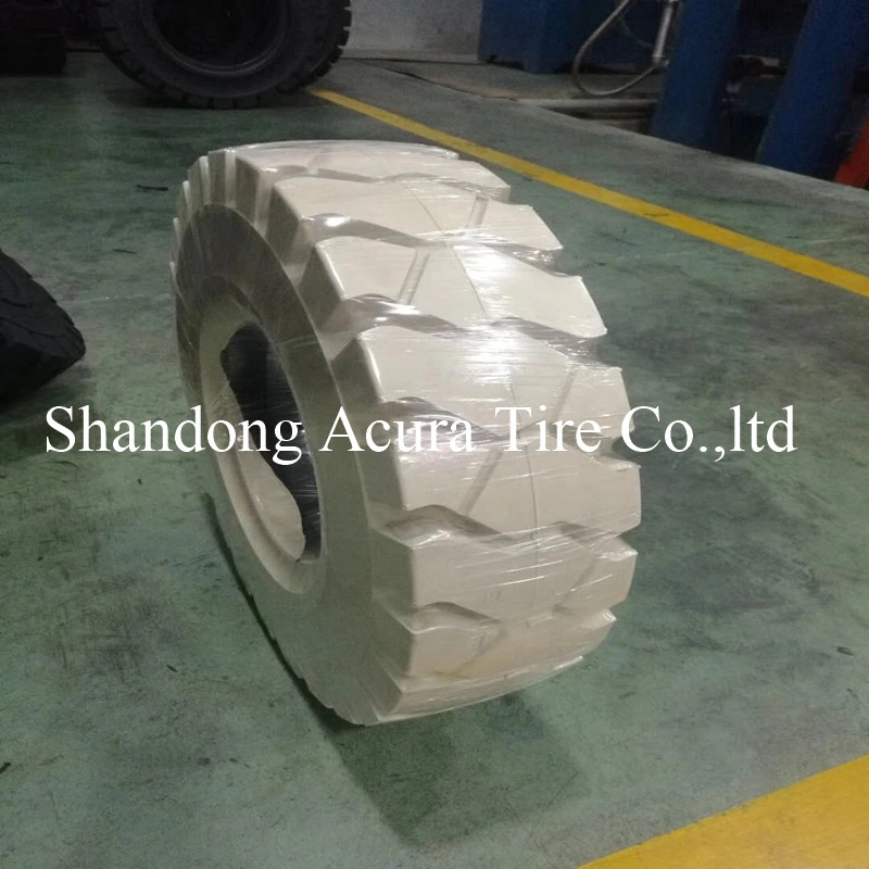 Resilient Forklift Solid Tires and Non-Marking Industrial Rubber Wheel Tyre (28*9-15 8.15-15)