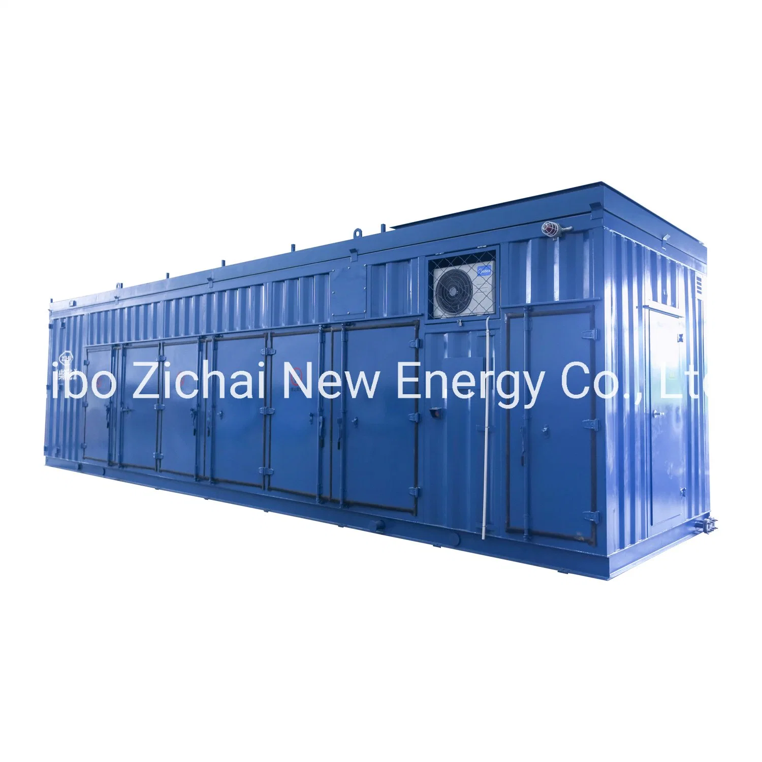 Nicht-schalldichter, containerisierter 12V190 800kW Erdgasgenerator-Satz