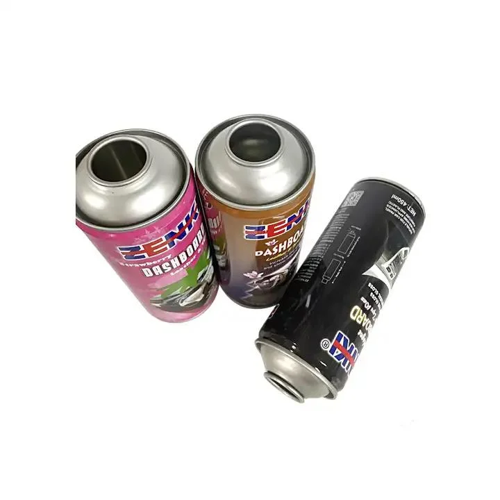 Precio de fábrica 52 mm diámetro almacenamiento de material metálico Aerosol Tin Puede