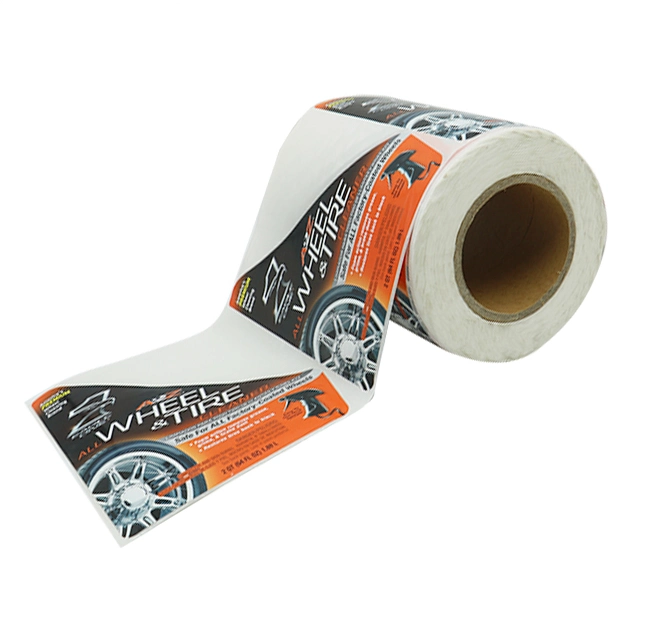 Nouvelle étiquette adhésive personnalisée BOPP/PVC/PET Materials Private Adhesive