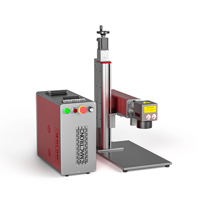 Tragbare Split Fiber Laser Marking Maschine mit Autofokus-System