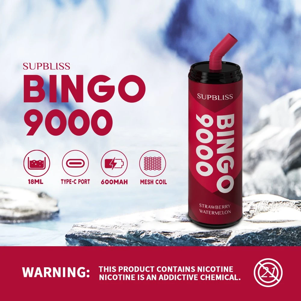 Fumot Randm Tornado snambly Bingo 9000 مبروك مع 13 نكهة