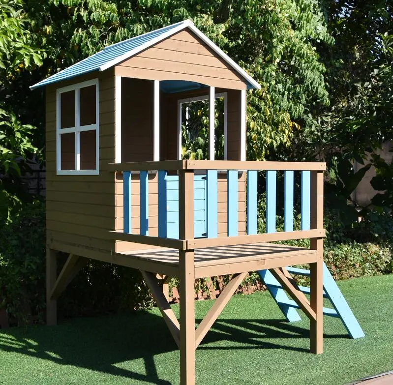 Natura Cottage Dog House Juego de madera al aire libre