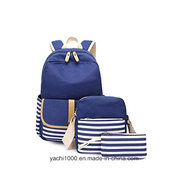 Multiduty Three-Piece Canvas Backpack