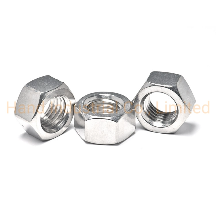 18-8 Stainless Steel DIN934 High quality/High cost performance  SS304 M5 M6 M8 Heavy Hex Nut