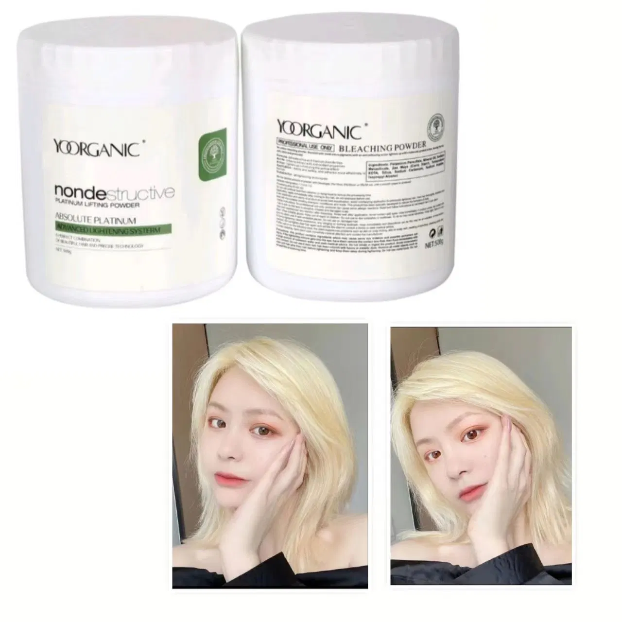 Best Selling High Quality Professional Cosmetic Manufacturer Blue Bleaching Powder and Activator