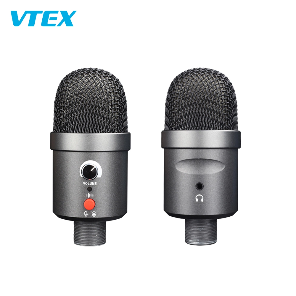 Venta en caliente profesional de condensador portátil micrófono juego USB en vivo micrófono Micrófono de estudio de grabación