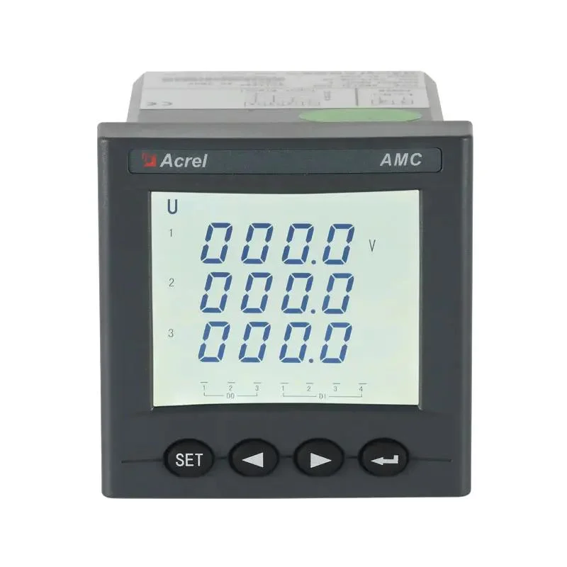 Acrel Amc72L-AV3 Three Phase AC Panel Energy Meter LCD Display Programmable RS485 Modbus RTU Power Meter