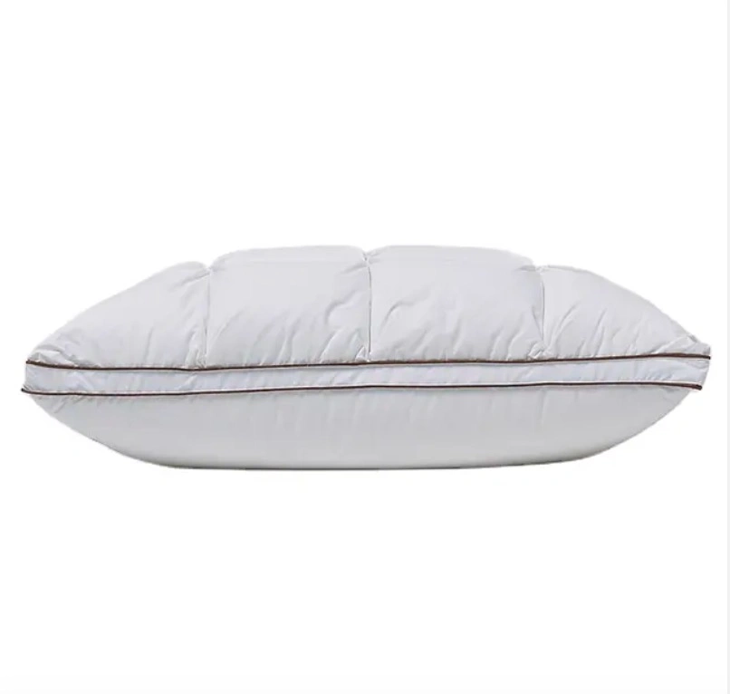 Multi-Layered White Latex and Down Pillow