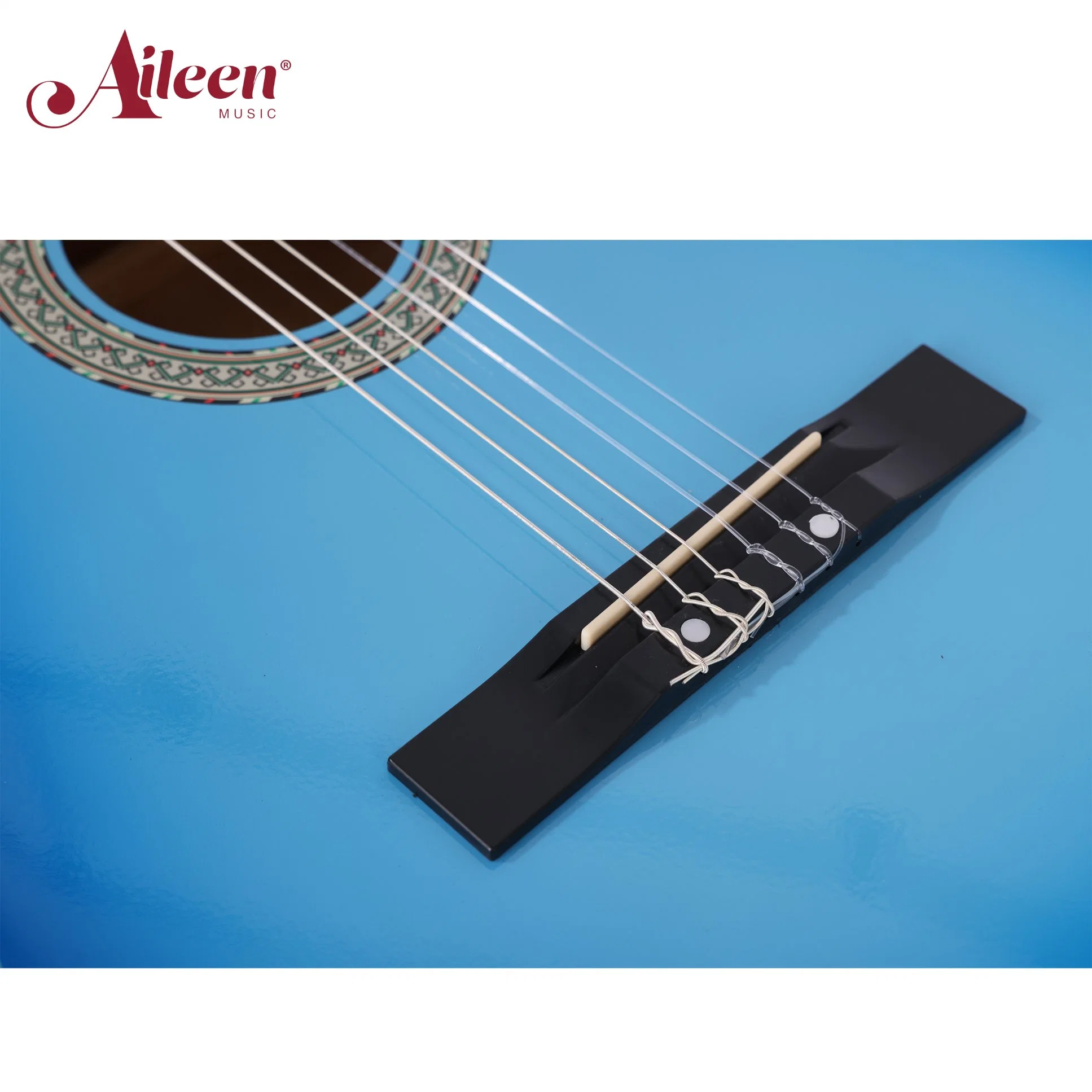 30-39 polegadas Linden Corpo de contraplacado aluno guitarra clássica com ABS Fingerboard (AC001L)