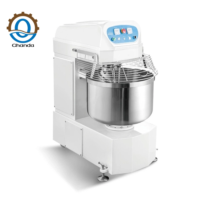 Stainless Steel Electric Mixer Dough Kneading Machine / Double Speed Commercial Dough Mixer