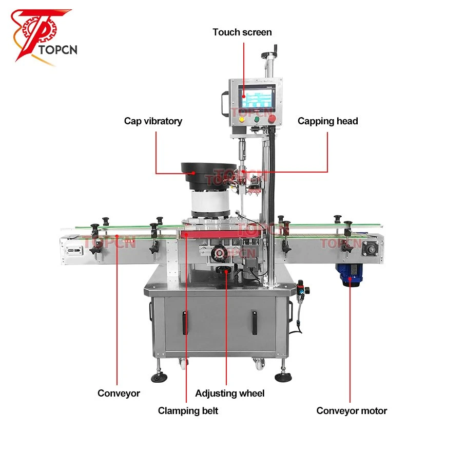 6 Heads Automatic Magnetic Pump Drinks Juice Olive Engine Oil Bottle Foaming Liquid Dish Washing Soap Cosmetics Filling Machine