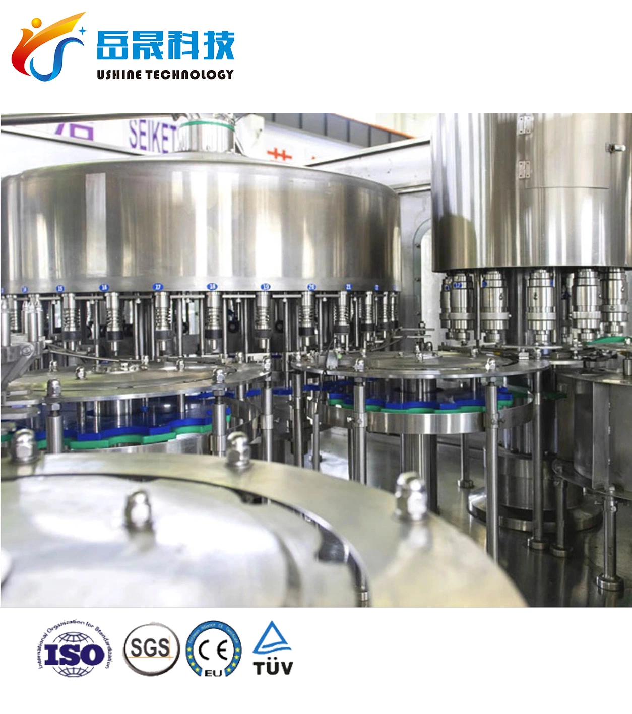 Whole Line Automatic 12-40 Heads 3in1 Noni Juice Filling Machine or Bottling Machine equipment