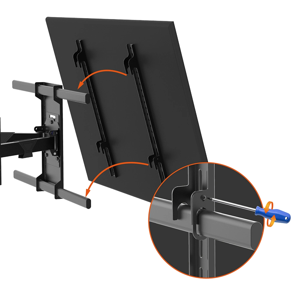 Charmount Max Vesa 800*600mm Swivel TV Wall Mount Double Arm Full Motion TV Bracket TV Mount