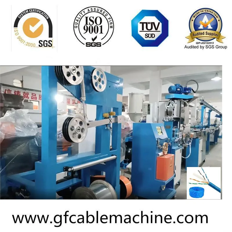 Cat5 Wire and LAN Cable Making Machine/Network Cable Extrusion Line