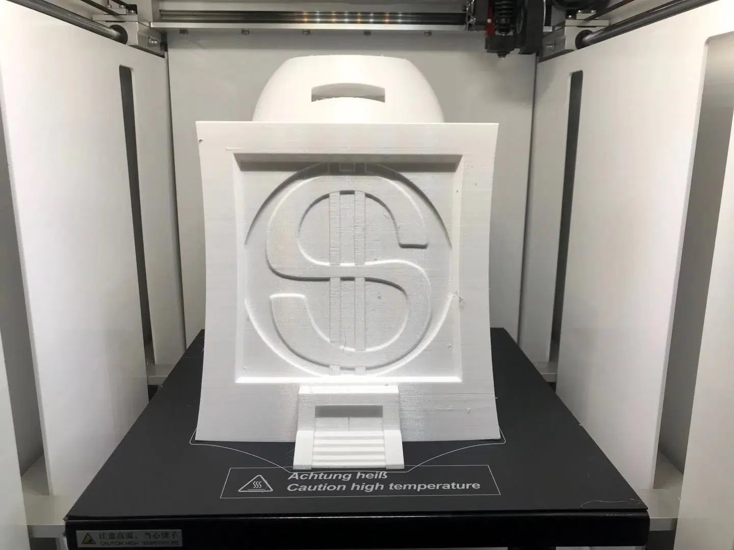 Impressora FDM 3D profissional e industrial com grande volume de construção de 280 * 280 * 300 mm e corpo sólido para impressão com PLA de filamento 3D de 1,75 mm, ABS, PETG, nylon, fibra de carbono