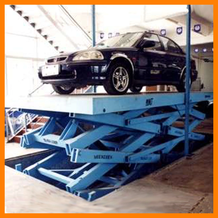 Car Electric Vertical Scissor Lift Platform Lowest Price for Sale