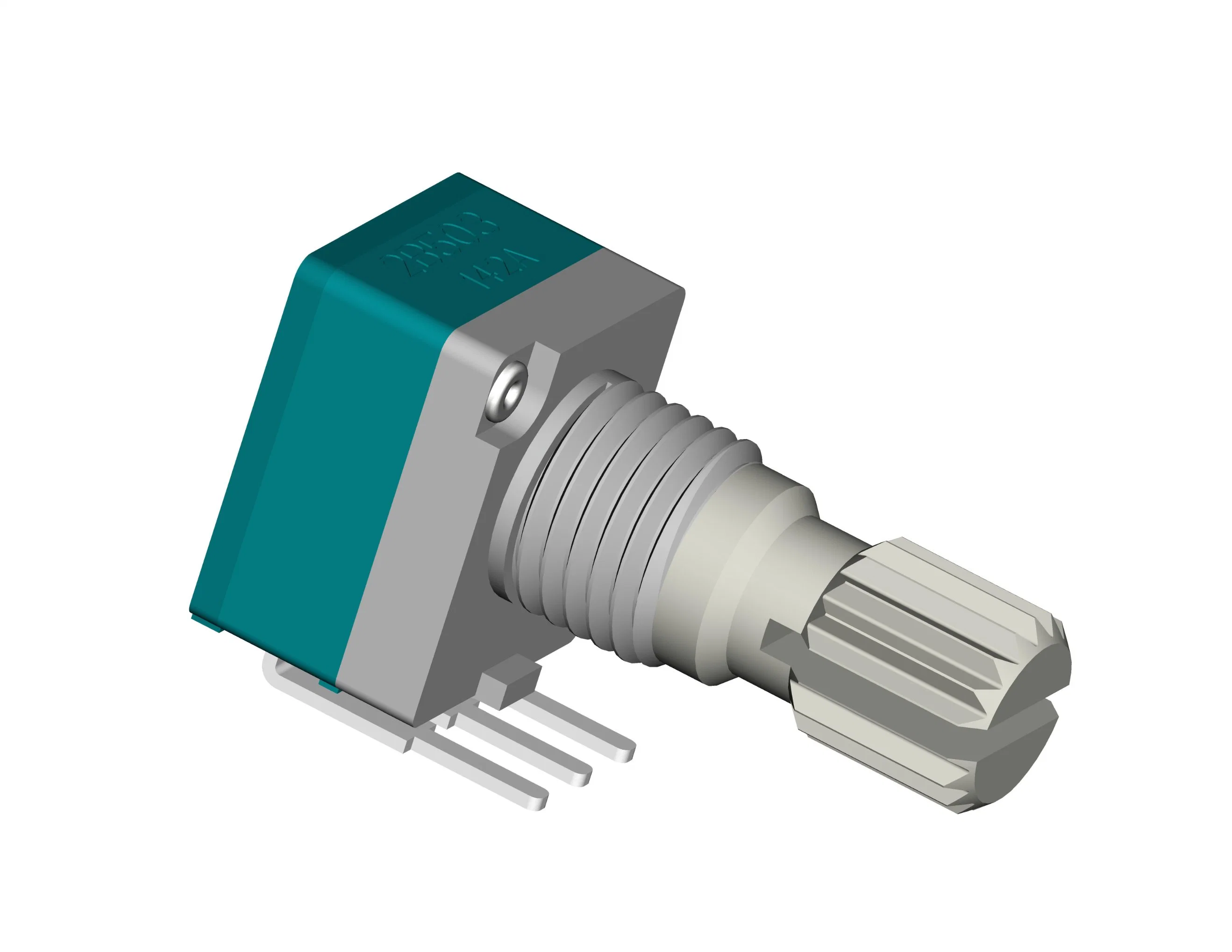 Manufacturer RV931an0kq Potentiometer Metal Shaft Three Pins Single-Unit Carbon Rotary Potentiometer