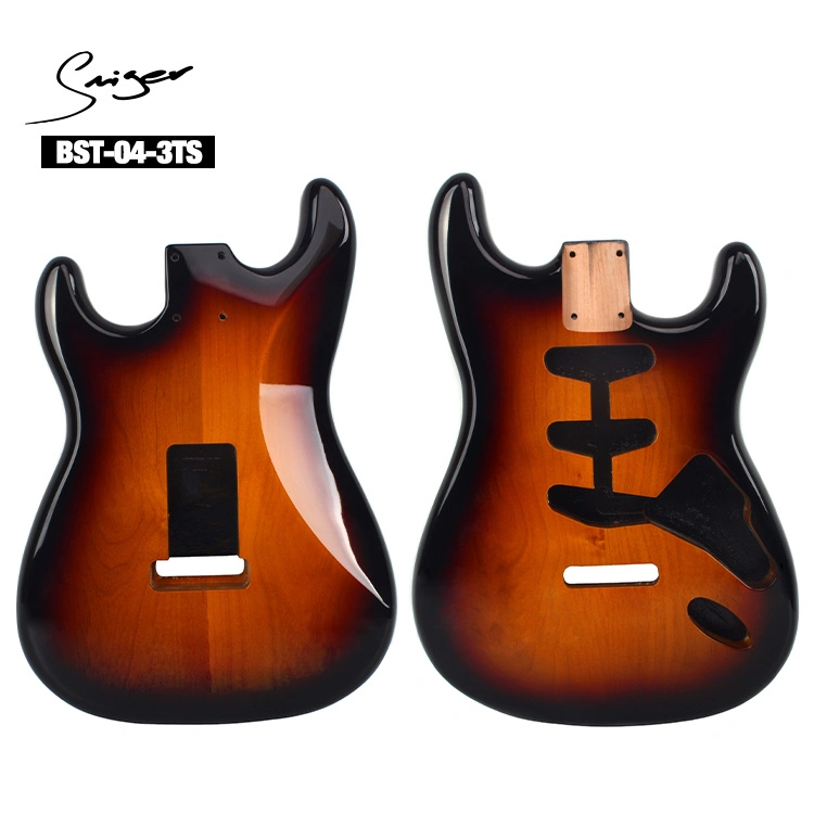 Rubia Vintage Strat Tl de madera de Aliso brillante Cuerpo de guitarra eléctrica Instrumentos Musicales