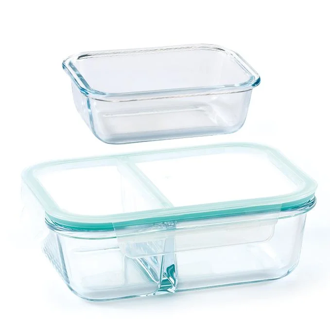 185ml Custom Meal Prep Eco Transparent Glass Food Storage Container Leakproof Lunch Box