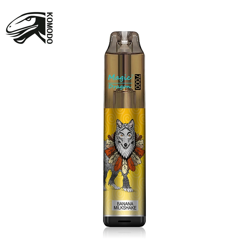 Tornado 7000 Barra de Vape Magic Dragon Cigarrillo Electrónico Desechable de 28 sabores opcional