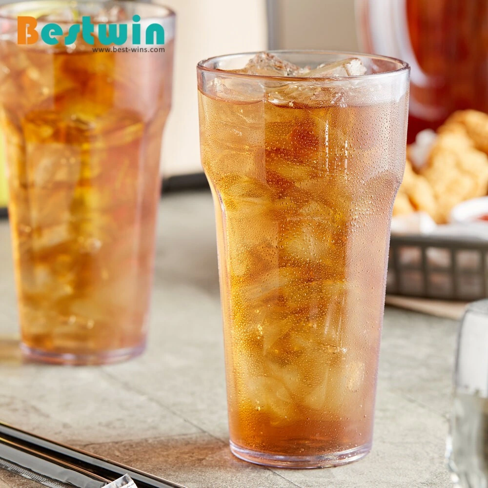 Unbreakable Reusable Polycarbonate Iced Tea Cup Drinking Cola Tumbler Plastic Water Glass