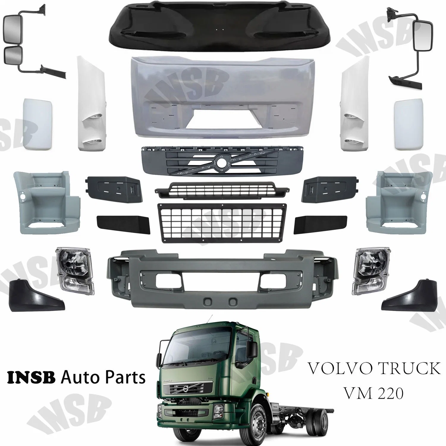 3183757 Lüftergehäuse Lüfterabdeckung für Volvo FH12/FM12 FM9 LKW Teile