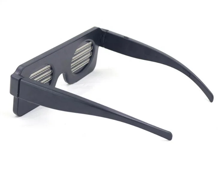 La innovación 2019 Discoteca partido dirigió gafas con LED de carga USB de la luz de gafas