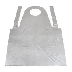 Eco-Friendly Waterproof Plastic Gown Band CPE Disposable Apron with Sleeves