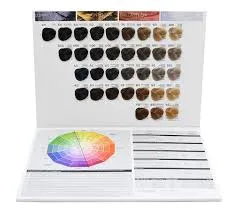 Private Label Factory Light Ash Brown Hair Dye Hair Color Chart