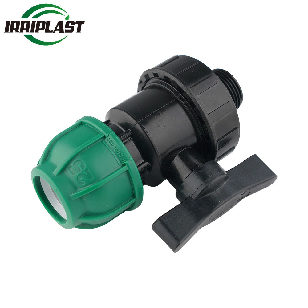 20*1/2-63*2 CE/ISO9001 Irrigation Valves HDPE Ball Valve for Water Conveyance