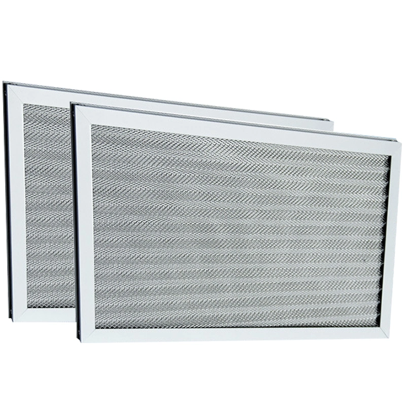 Customized Metal Wave Aluminum Mesh Primary Filter