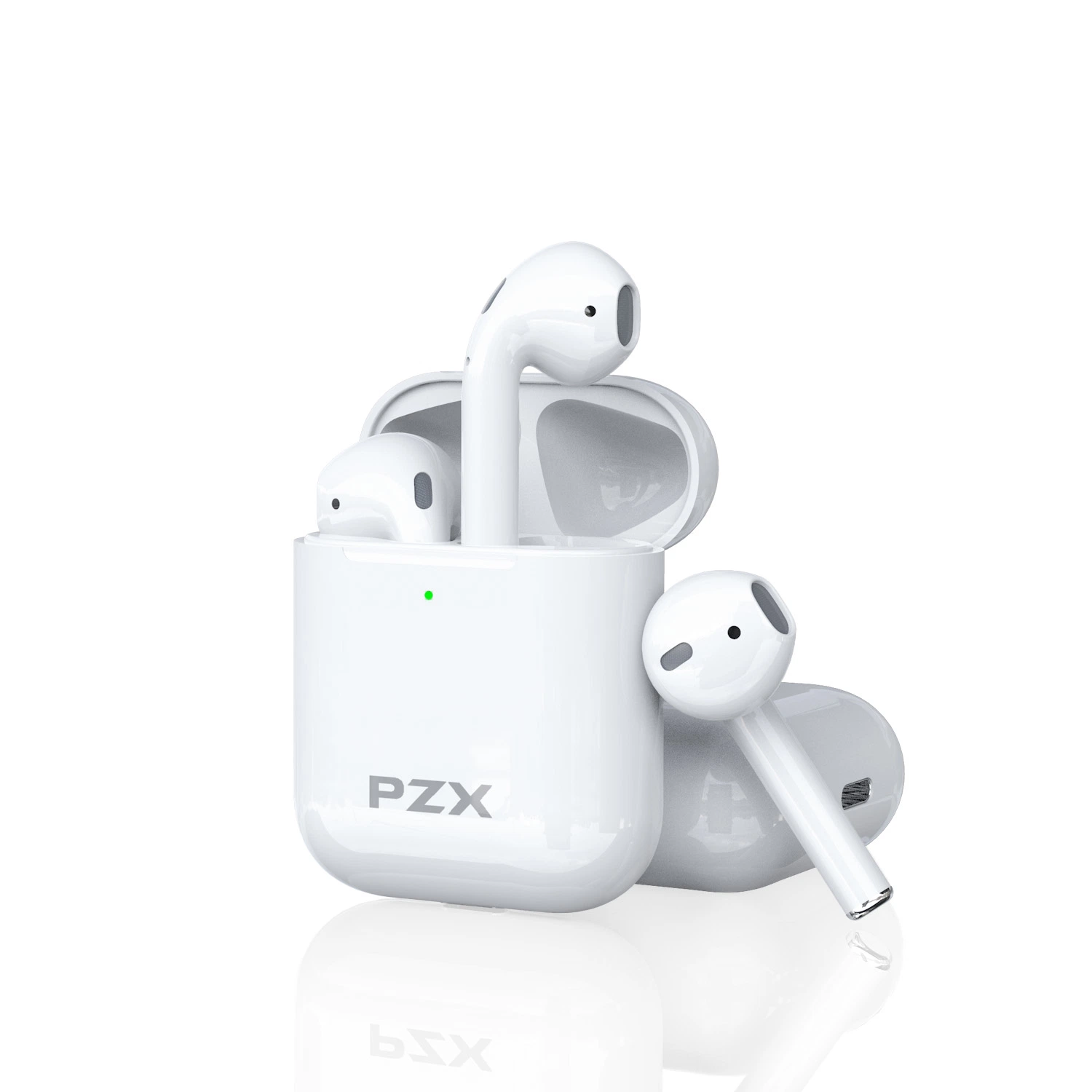 Pzx L18+MP3 MP4 Auriculares inalámbricos de Tws IP blanco