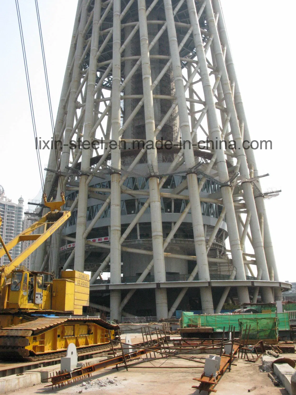 High Strength Steel Frame Tower Truss for Tall Tower Building