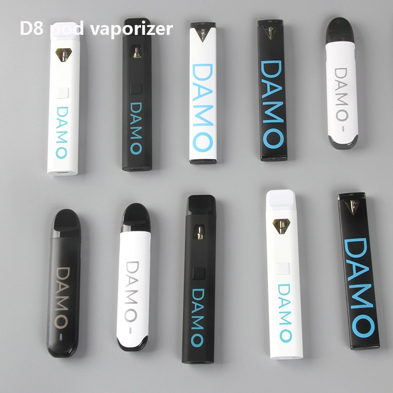 Venta caliente Logotipo personalizado e cigarrillo desechable Kits de plumas de Vape Ecig 1.0ml Plana 2ml vaporizador recargable cartuchos Pod