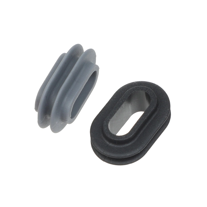 Neoprene EPDM Silicone Round Oval Blind Rubber Grommet for Cable Seal