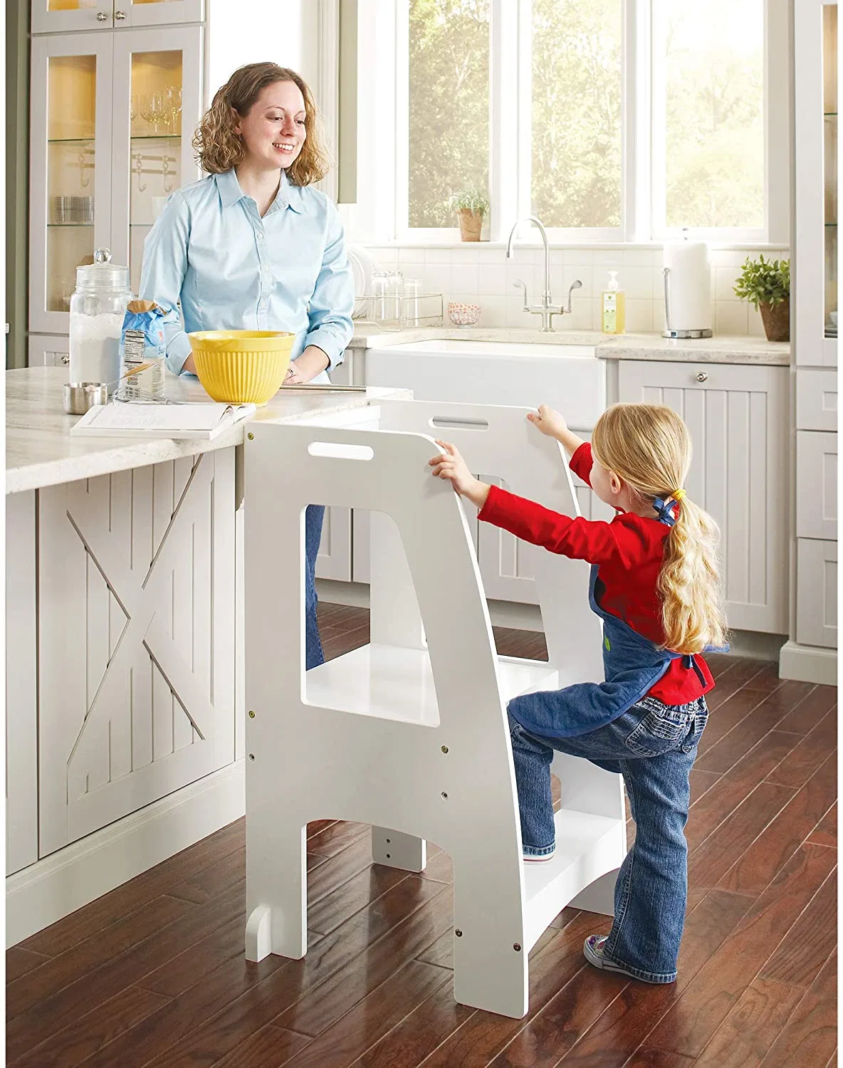 No. 2234 Factory Direct Sale Kitchen Step Stool Wood Kids&prime; Furniture