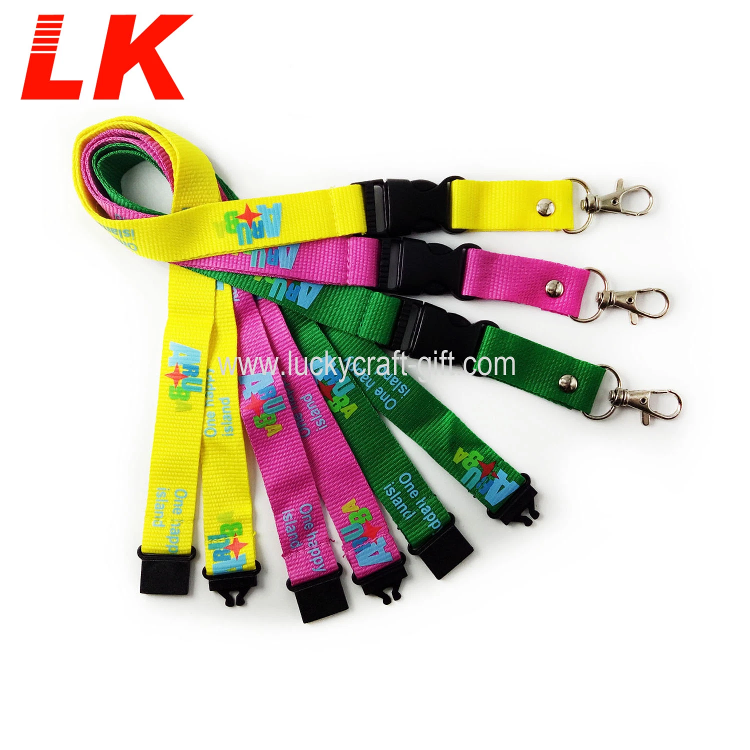 Custom Halsband Nein Mindestbestellmenge Bedruckte Polyester Lanyards