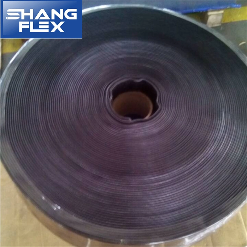 Black PE PVC Layflat Discharge Hose for Water Transfer