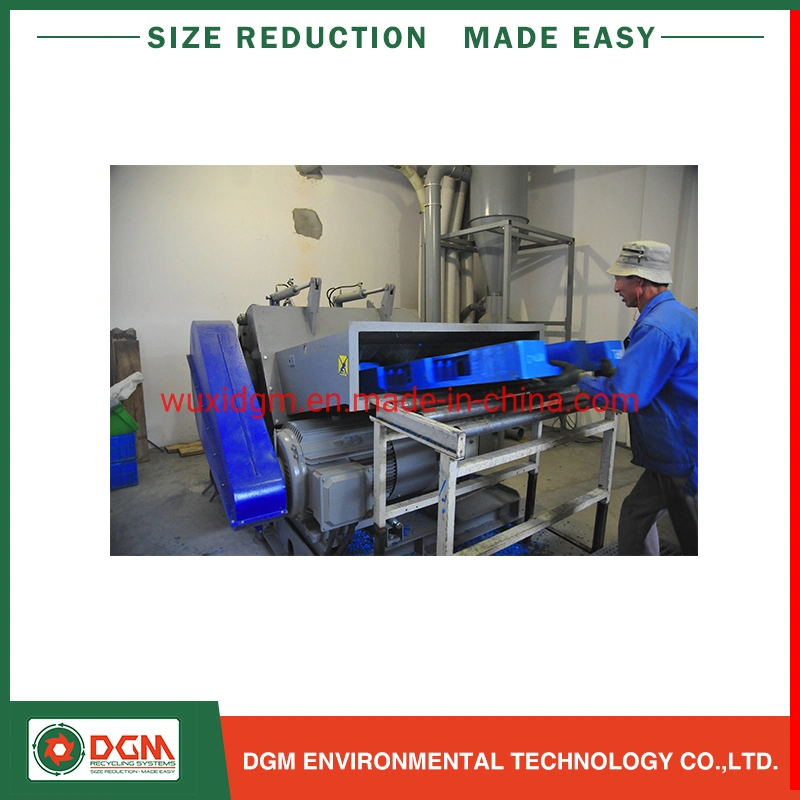 Plastic PP PE PS PVC PC Pallets Recycing Cutting Shredding Crusher