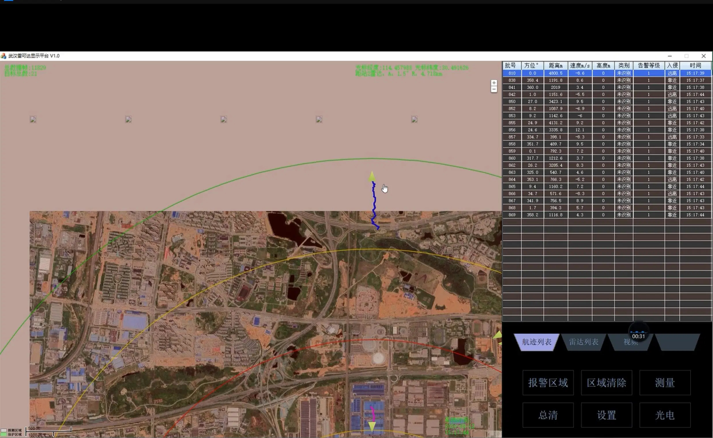 Système de sécurité d'alarme à micro-ondes avec surveillance au sol Moniteur/Détecteur/Capteur/Radar en bande S