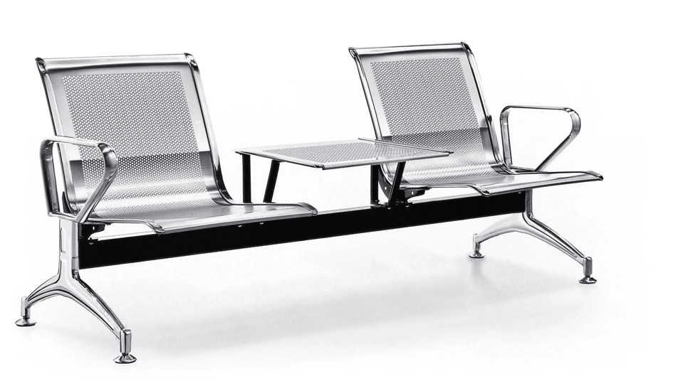 Public Airport Seating Modern Furniture Two Seat Office Furniture Chair Lobby Seat with Tea Table
